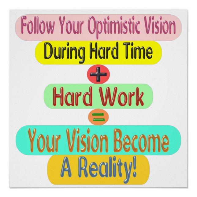 Niedliches Kunstwerk Design über "Erfolgsformel" k Poster (Vorderseite)