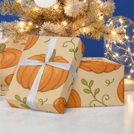 Niedliches Kürbismuster - Wrapping Paper - Hallowe Geschenkpapier