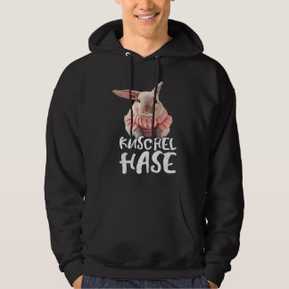 Niedliches kuschelhasen hasenmutter ski hase winte hoodie