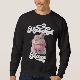 Niedliches kuschelhasen Retro-Winter-Hasen-Mama Sweatshirt