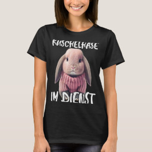 Niedliches, kuscheliges Kaninchen auf Zwangshasen T-Shirt
