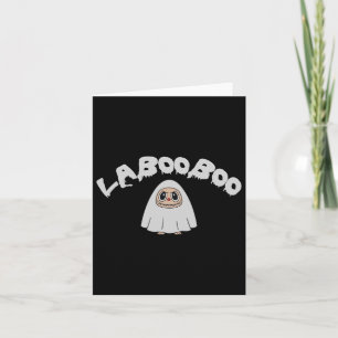 Niedliches Laboo-Boo-Ghost-Halloween für Erwachsen Karte