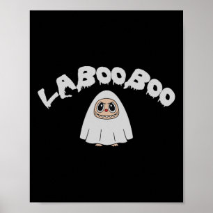 Niedliches Laboo-Boo-Ghost-Halloween für Erwachsen Poster