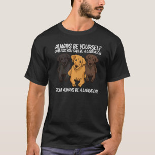Niedliches Laboratorium für Männer Welpen Hund Tie T-Shirt