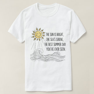 Niedliches Lächeln der Sonnenstrahlen T-Shirt