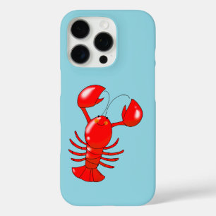 Niedliches Lächeln Hummer Cartoon Design iPhone 16 Pro Hülle