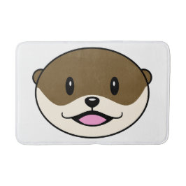 Niedliches Lächeln Otter Badematte