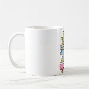 Niedliches Lächeln wie ein Axolotl Kaffeetasse