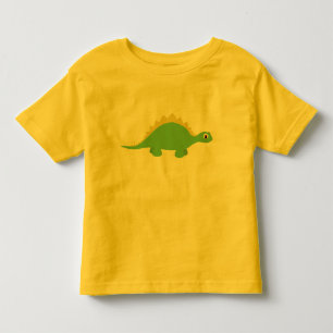 Niedliches lächelndes grüner kleinkind t-shirt