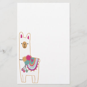 Niedliches Lama Briefpapier