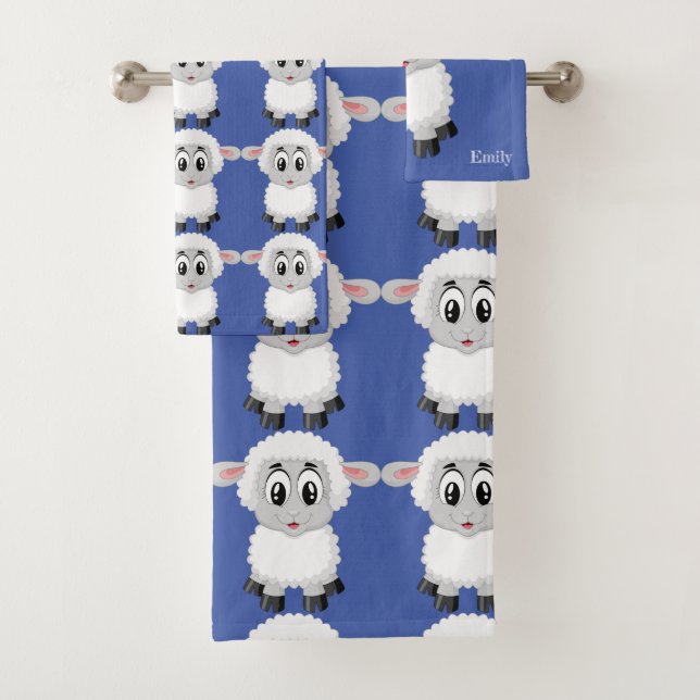 Niedliches Lamm Badhandtuch Set (Insitu)