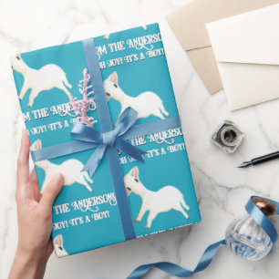 Niedliches Lamm Oh Joy Es ist ein Junge aus deinem Geschenkpapier