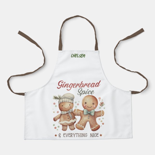 Niedliches Lebkuchen Menschen Kinder Schürze (Vorderseite)