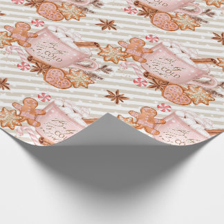 Niedliches Lebkuchen Weihnachten Geschenkpapier
