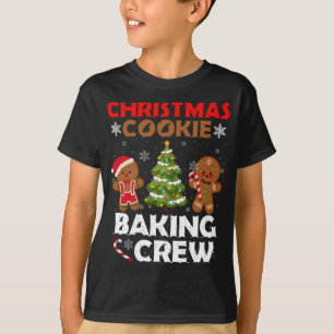 Niedliches Lebkuchen Weihnachtsgebäck Backen Crew T-Shirt