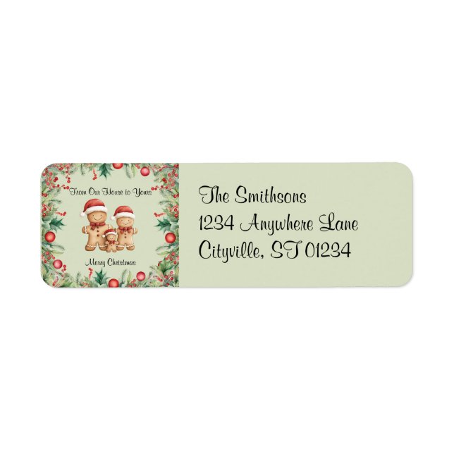 Niedliches Lebkuchengebäck Weihnachten (Vorne)