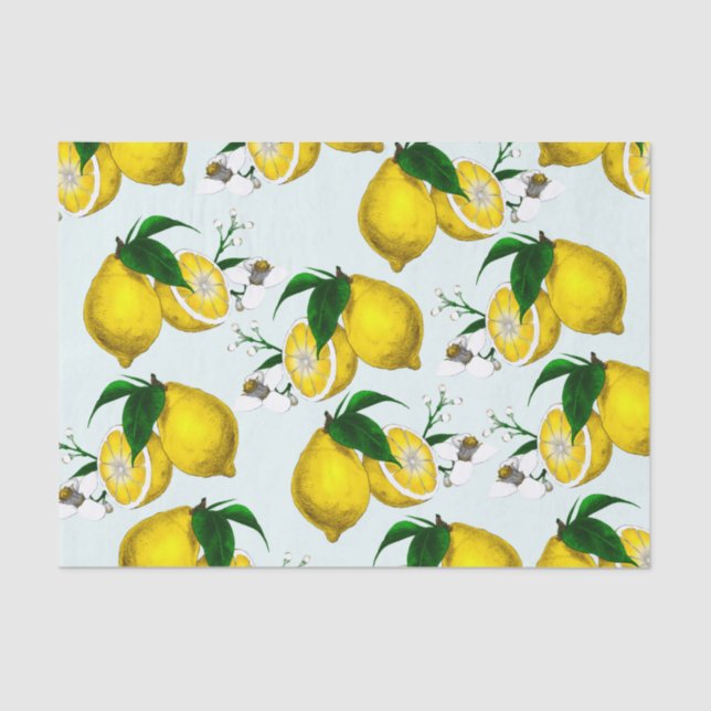 Niedliches Lemon-Tissue-Papier Seidenpapier (Vorderseite)