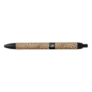 Niedliches Leopard-Monogramm  Kugelschreiber