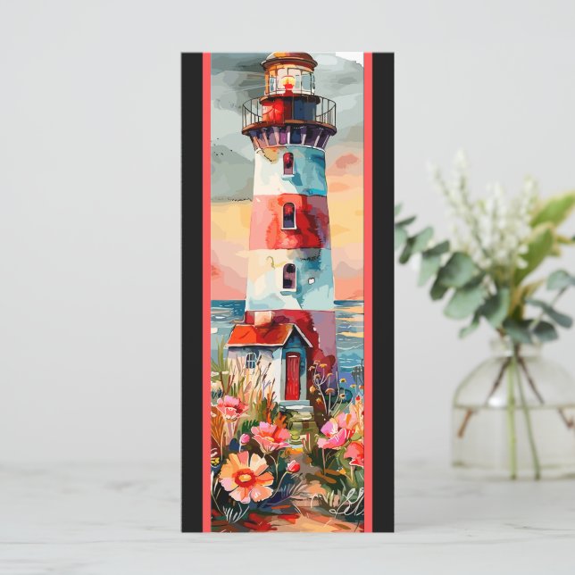 Niedliches Leuchtturm (Stehend Vorderseite)