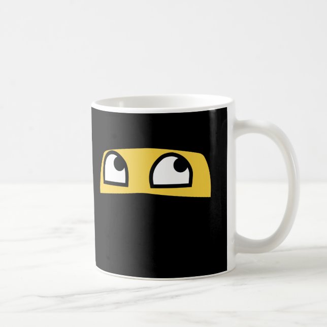 Niedliches lil ninja emoji kaffeetasse (Rechts)