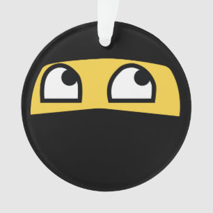 Niedliches lil Ninja emoji Ornament