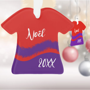 Niedliches Lila Kleid Ornament