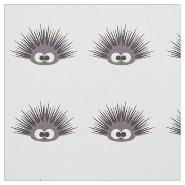 Niedliches Lila Meer Urchin Stoff (Muster)