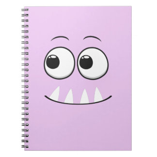 Niedliches Lila Monster-Notebook für Kinder Notizblock