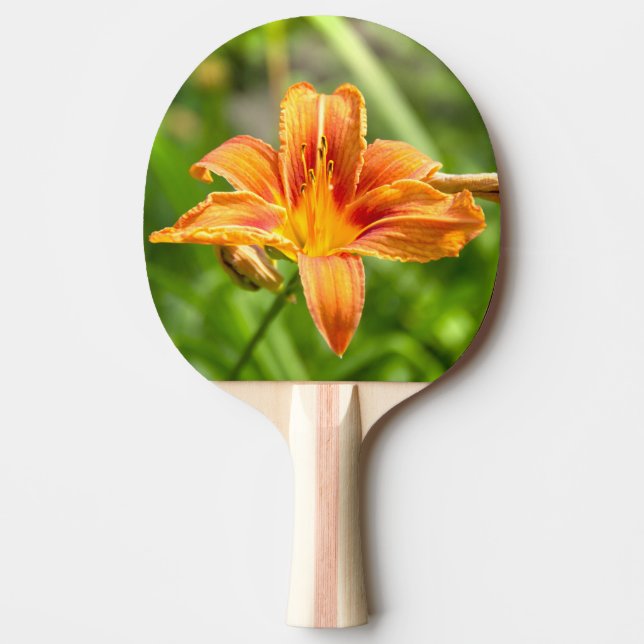 Niedliches Lily Blume Foto Tischtennis Schläger (Vorderseite)
