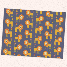 Niedliches Lion Tissue Paper Seidenpapier