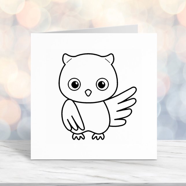 Niedliches Little Owl Permastempel (Von Creator hochgeladen)