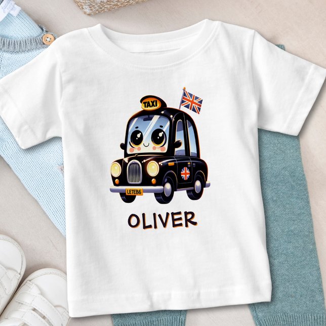 Niedliches Londoner Taxi Baby T-shirt (Von Creator hochgeladen)