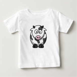 Niedliches lustiges Kuh-Shirt Baby T-shirt