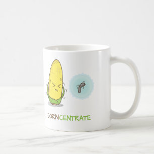 Niedliches lustiges Punny Mais-Konzentrat Tasse