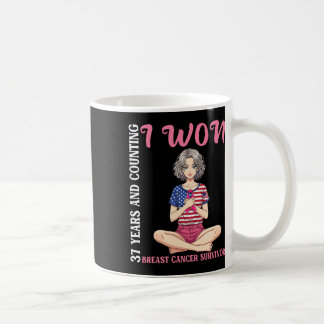 Niedliches Mädchen 37 Jahre und zählen ich gewann Kaffeetasse