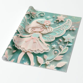 Niedliches Mädchen Geschenkpapier