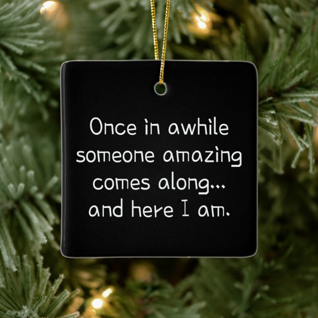 niedliches Mädchen Keramikornament (Baum)