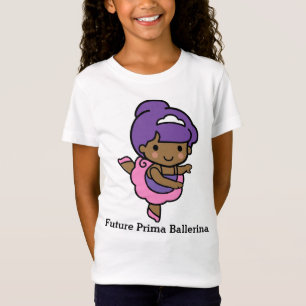 Niedliches Mädchen Prima Ballerina T-Shirt