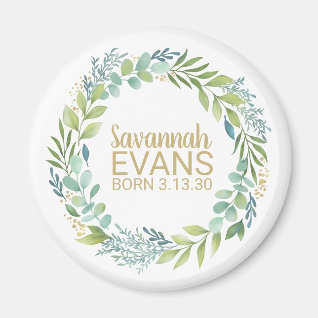 Niedliches Magnet für Neugeborene (Vorne)