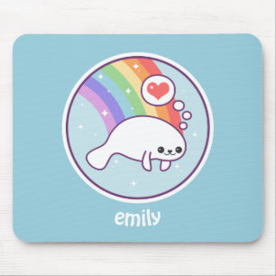 Niedliches Manatis Mousepad