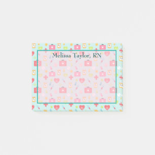 Niedliches medizinisches Thema Post-it Klebezettel