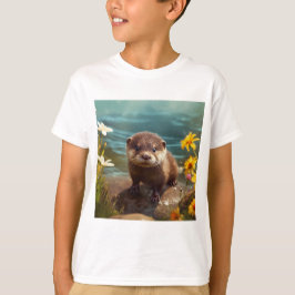 Niedliches Meer Otter T Shirt - Süße Tier Shirts