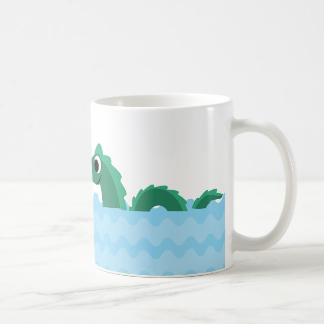 Niedliches Meeresmonster Tasse (Rechts)