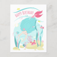 Niedliches Meerjungentauchen