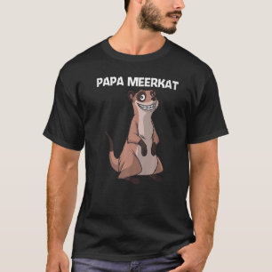 Niedliches Meerkat für Männer Jungen Vater Meerkat T-Shirt