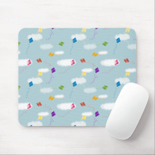 Niedliches mehrfarbiges Kites Kids-Muster Mousepad