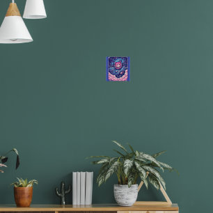 Niedliches Meowstranaut Cat Poster - Weltraumkatze