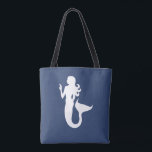 niedliches MERMAID-Thema |<br><div class="desc">Dieses niedliche, lustige Muster mit einem schattigen zeichn einer Meerjungfrau verleiht Ihrem Kleiderschrank einen eklektischen Charakter! | FUN SOLIDE WEISSE SILHOUETTE MERMAID FOMAID BILD AUF EINEM SOLIDEN TROPISCHEN BLAUE HINTERGRUND | WEISSISCHES MEERESLEBEN | OCEAN | STRAND | FUN | SOMMER | DREAMS | GLÜCKLICH | HÜBSCH | CHIC DESIGN THEMA...</div>