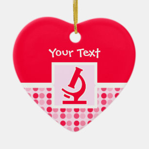 Niedliches Mikroskop Keramikornament