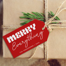 Niedliches Minimalistisches Retro Merlin Alles Rot